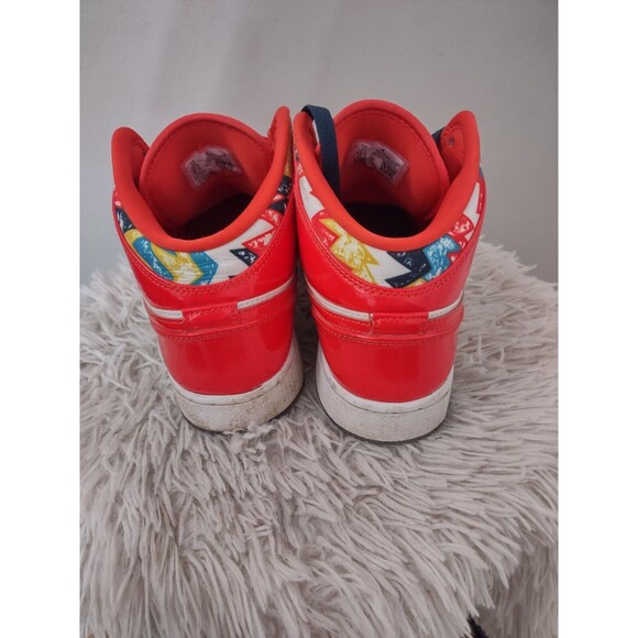 Nike Youth Air Jordan 1 Mid Se GS Electro Orange size 7Y DC7248-600 - Picture 12 of 12